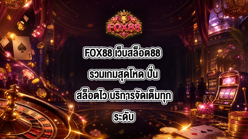 FOX88 เว็บสล็อต88